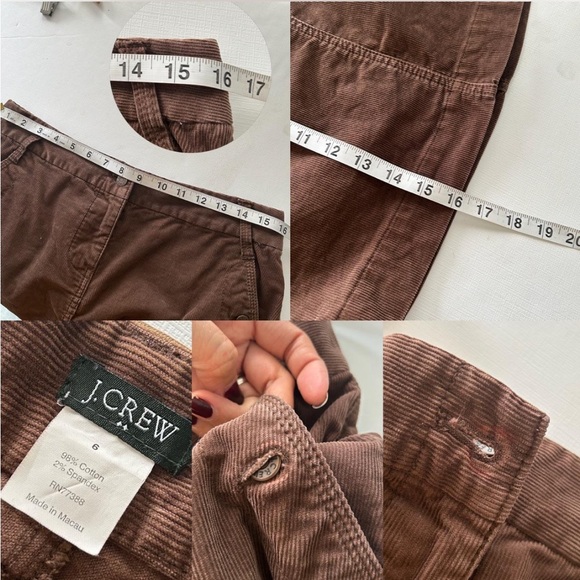 Brown J. Crew corduroy mini skirt with pockets size 6. - Picture 8 of 8